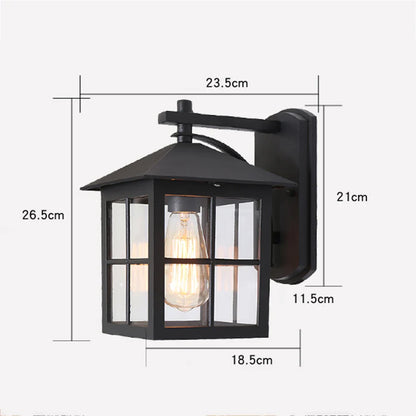 Lámpara de Pared Exterior Camden | Aplique Farol Vintage E27