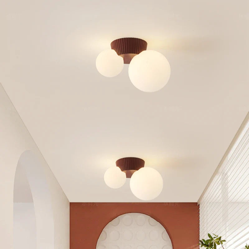 Luz de Techo Luméa | Diseño Moderno Francés de Doble Globo