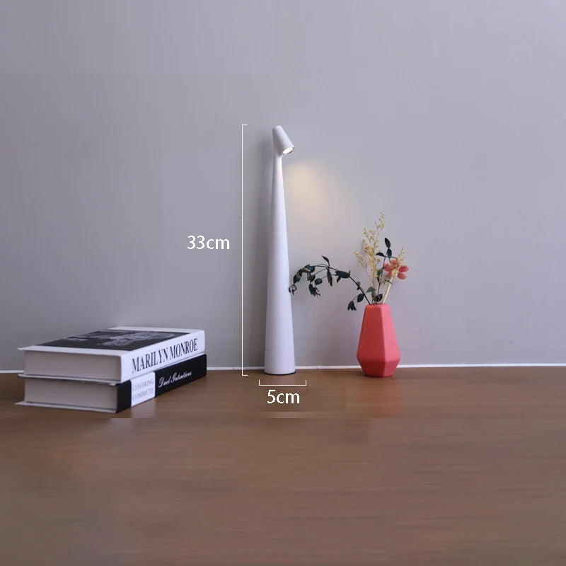 Glowora | Lámpara de mesa LED | Recargable y regulable táctilmente