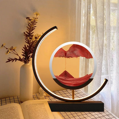 Sandlight | Lámpara de mesa LED de arena movediza
