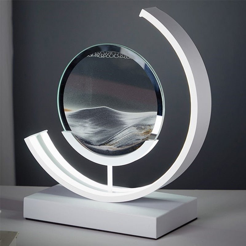 Sandlight | Lámpara de mesa LED de arena movediza