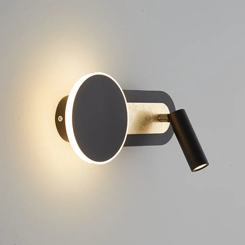 Luz de Pared HaloBeam | Diseño Nórdico Moderno con Doble LED