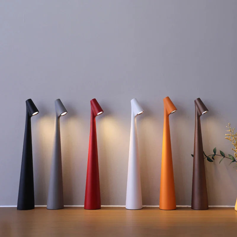 Glowora | Lámpara de mesa LED | Recargable y regulable táctilmente