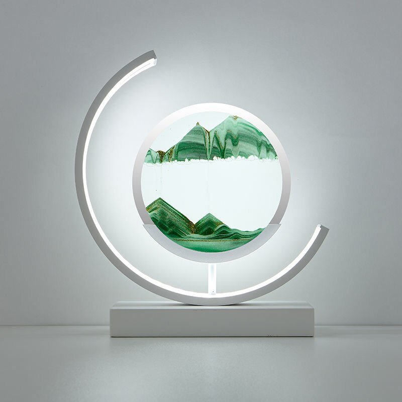Sandlight | Lámpara de mesa LED de arena movediza