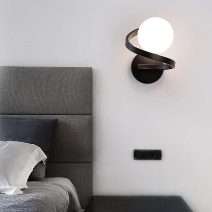 Lámpara de Pared Astra | Diseño Moderno de Globo LED Dual