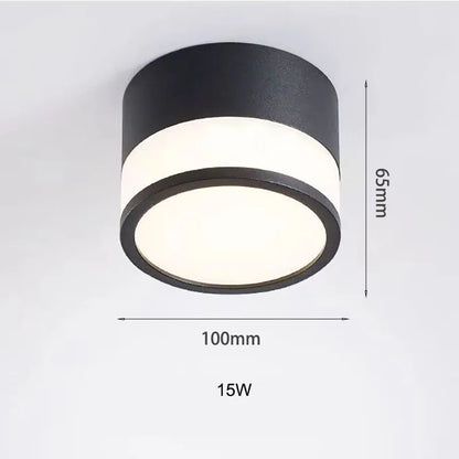 Luz empotrada LED de superficie Nordic | Luz de techo 9W / 15W
