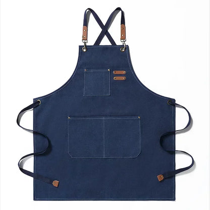 ProWear | Delantal de Cocina de Lona | Unisex para Chef y Ropa de Trabajo