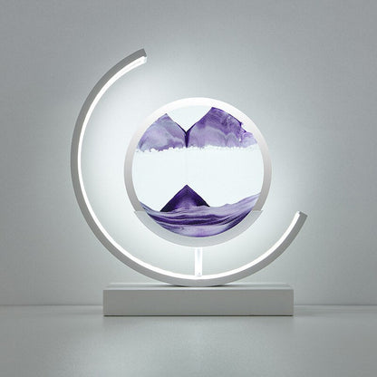 Sandlight | Lámpara de mesa LED de arena movediza