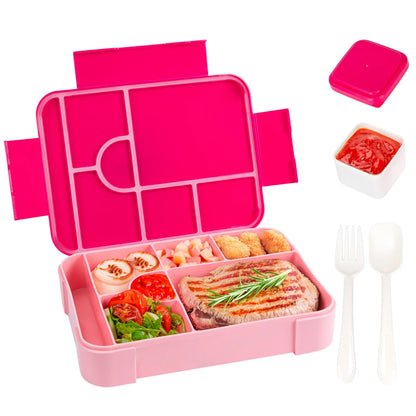 BentoMax | Fiambrera Bento de Gran Capacidad 1330ml a Prueba de Fugas – Contenedor de Comida Portátil y para Microondas