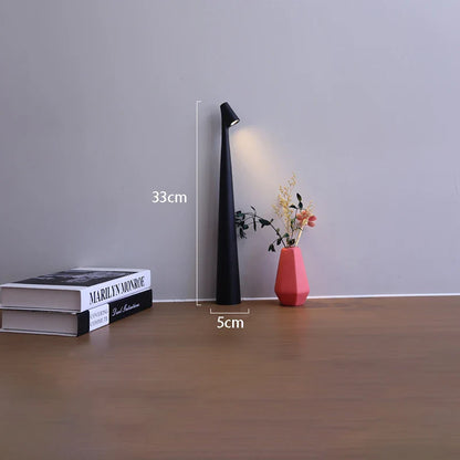Glowora | Lámpara de mesa LED | Recargable y regulable táctilmente