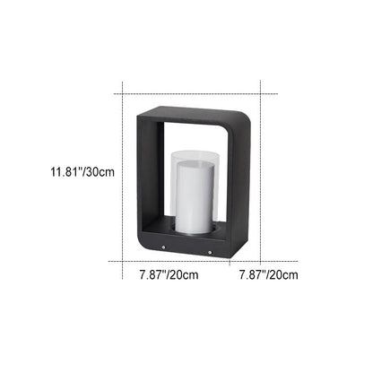 Luz LED Exterior Cuadrada Moderna | Luz LED Solar Impermeable