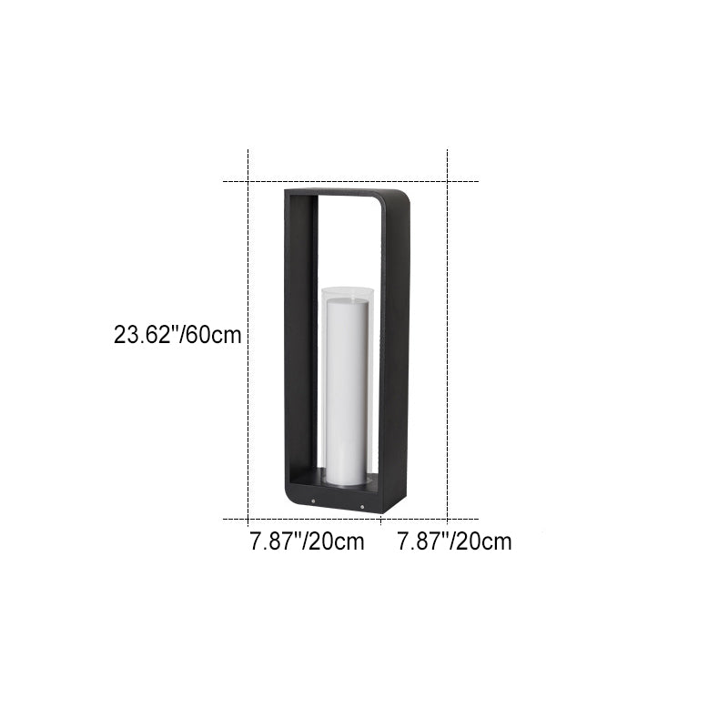 Luz LED Exterior Cuadrada Moderna | Luz LED Solar Impermeable