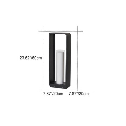 Luz LED Exterior Cuadrada Moderna | Luz LED Solar Impermeable