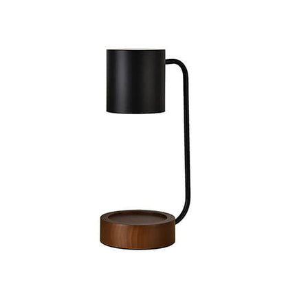 Lámpara de Mesa Minimalista Japonesa | Diseño en Madera y Metal