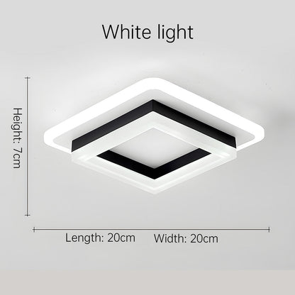 Luz de Techo LED Cuadrada | Lámpara Moderna de Montaje Empotrado