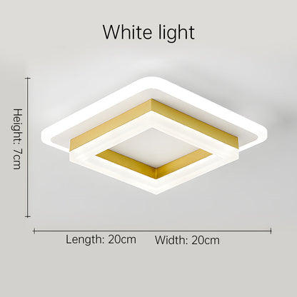 Luz de Techo LED Cuadrada | Lámpara Moderna de Montaje Empotrado