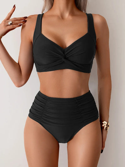 Delfina – Bikini bandeau con volantes
