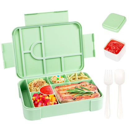 BentoMax | Fiambrera Bento de Gran Capacidad 1330ml a Prueba de Fugas – Contenedor de Comida Portátil y para Microondas