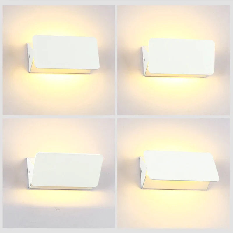 Lámpara de Pared LED Moderna | Lámpara de Brazo Móvil de Aluminio Minimalista
