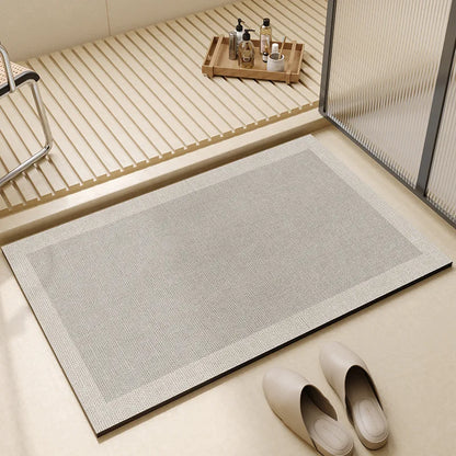 Alfombrilla de baño superabsorbente | Alfombrilla de suelo para baño antideslizante y de secado rápido