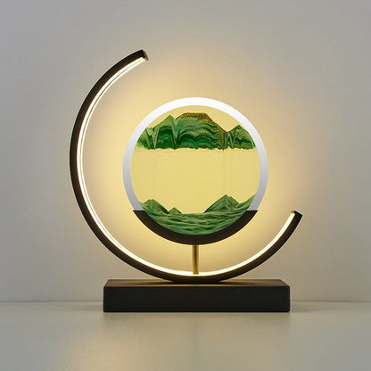 Sandlight | Lámpara de mesa LED de arena movediza