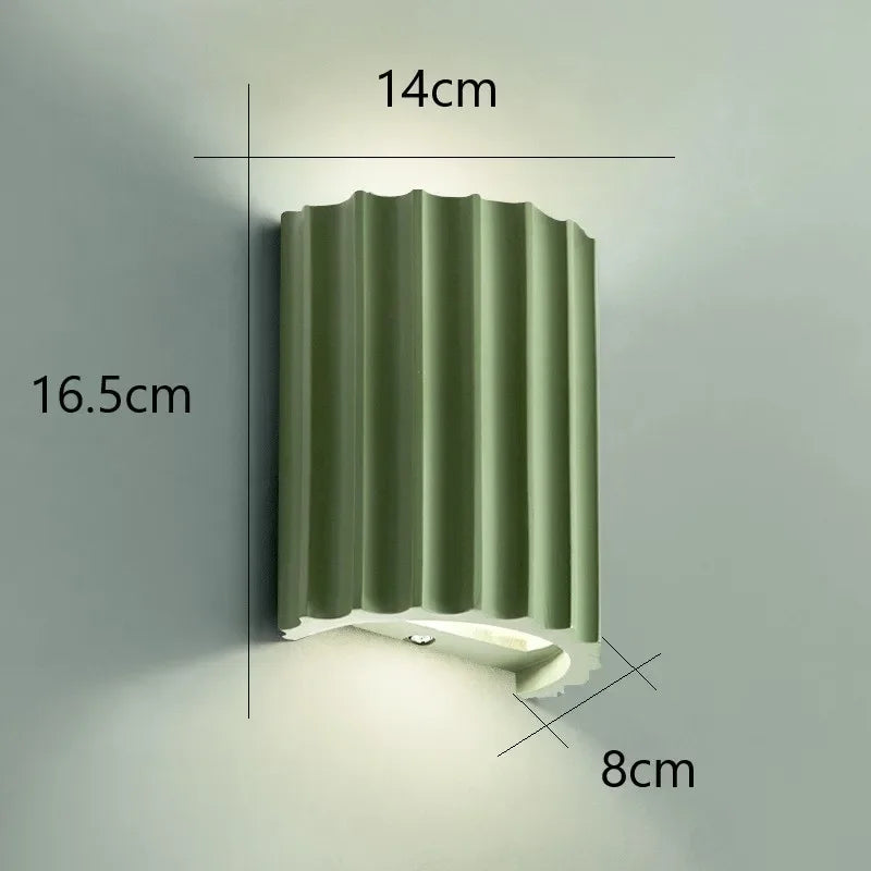 Lámpara de Pared de Resina Moderna Nórdica | Lámpara de Pared de Interior con Estilo