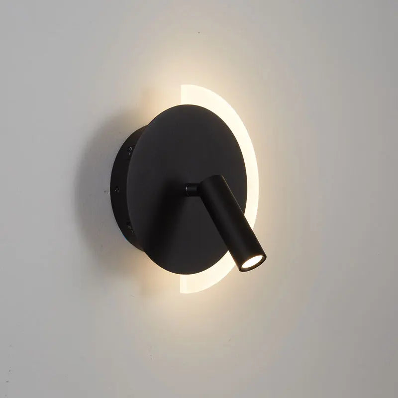 Lámpara de Pared LunaSpot | Diseño Moderno LED para Mesita de Noche