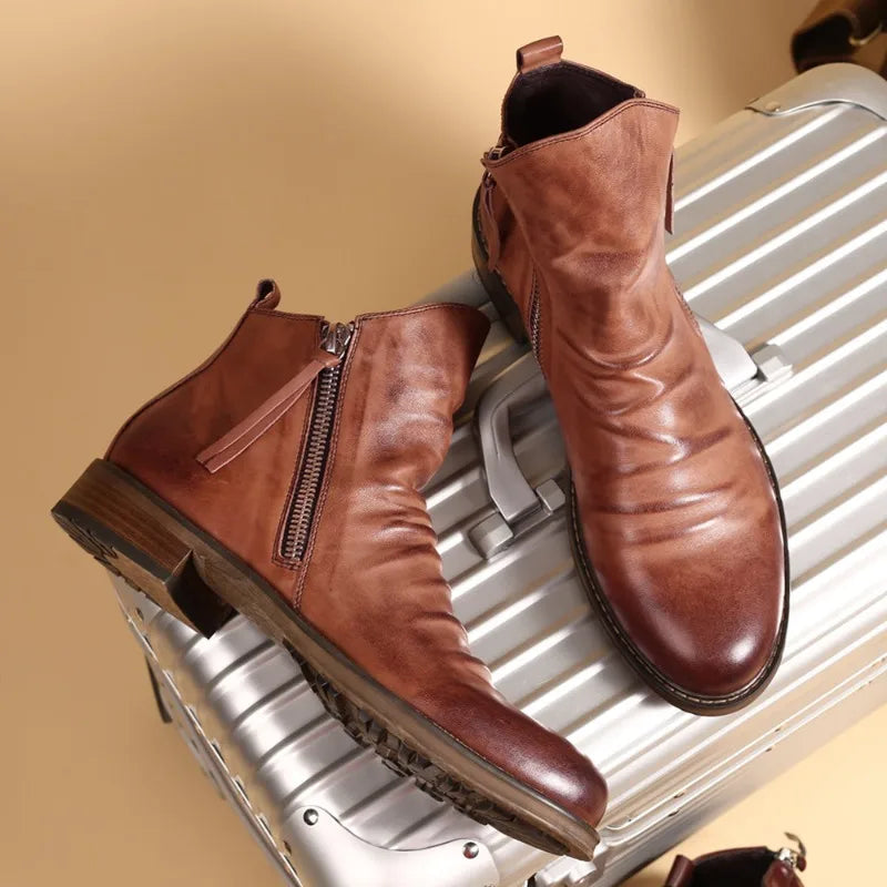 Owens | Botas Chelsea de Cuero