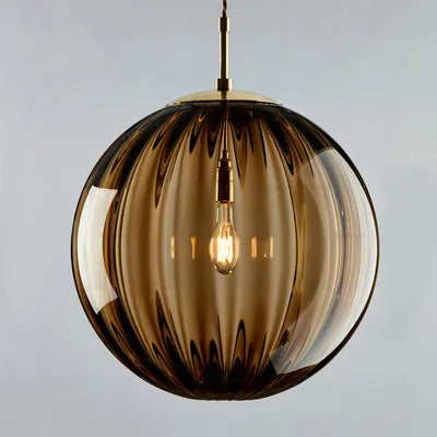 Lámpara Colgante de Bola de Cristal Moderna | Elegancia Nórdica para Cada Espacio