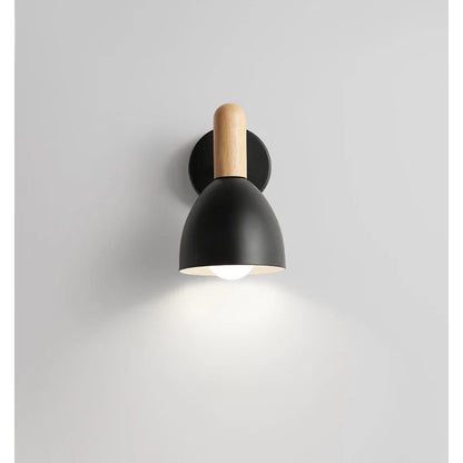Lámpara de Pared de Madera Nórdica | Luz de Noche Ajustable