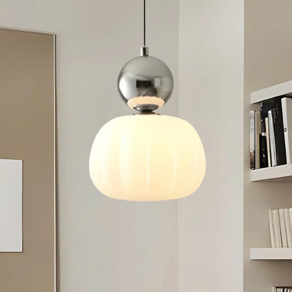 Lámpara Colgante de Calabaza Nórdica | Lámpara de Techo LED Moderna