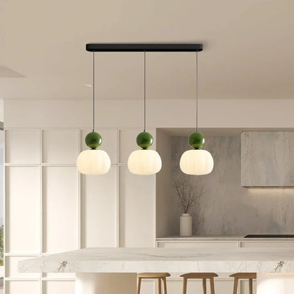 Lámpara Colgante de Calabaza Nórdica | Lámpara de Techo LED Moderna