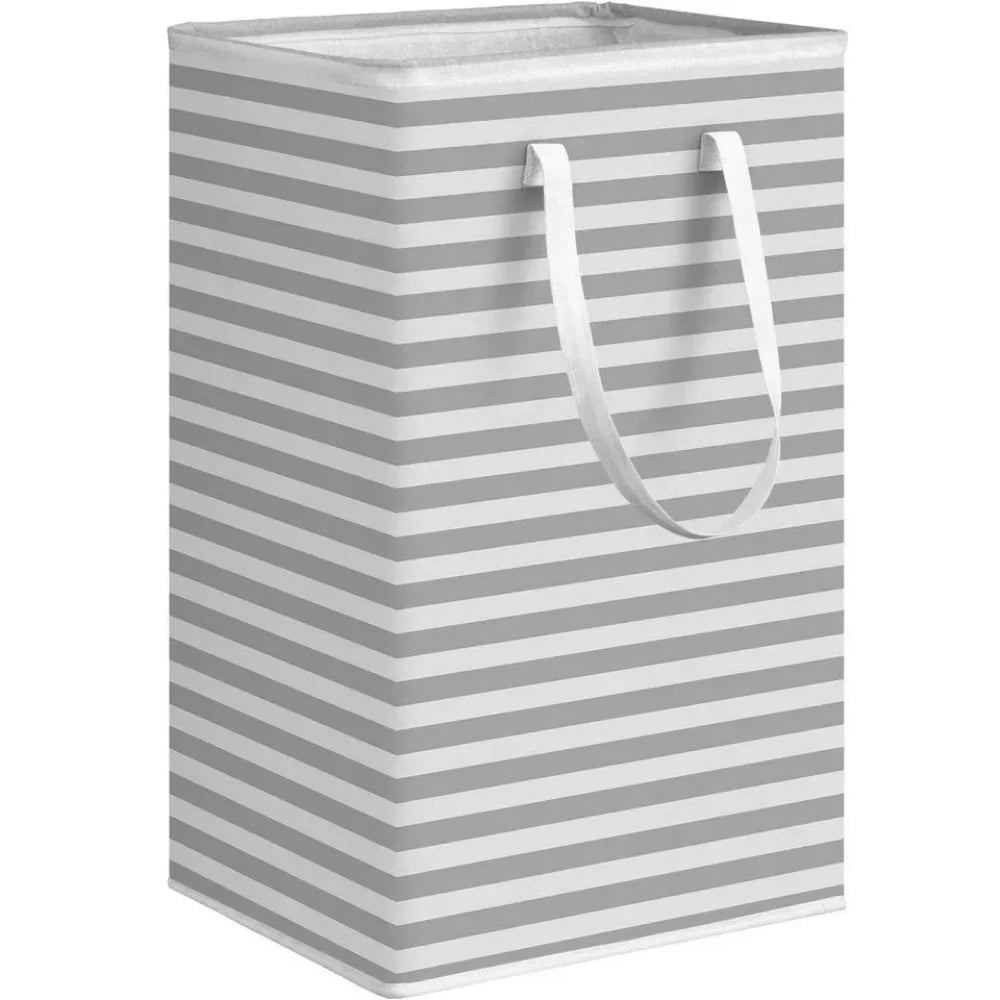 Lauva | Cesto de ropa impermeable de 75L | Cesto plegable de tela con asas