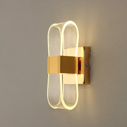Lámpara de Pared LED de Lujo Nórdico | Luz Decorativa Moderna de Aluminio