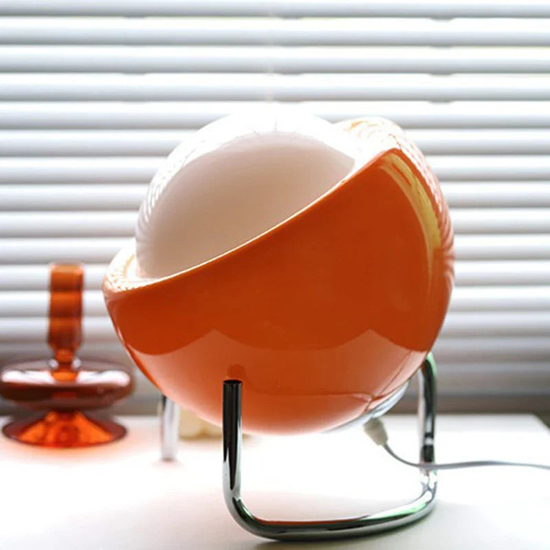 Lámpara de mesa de vidrio Bauhaus | Diseño nórdico retro