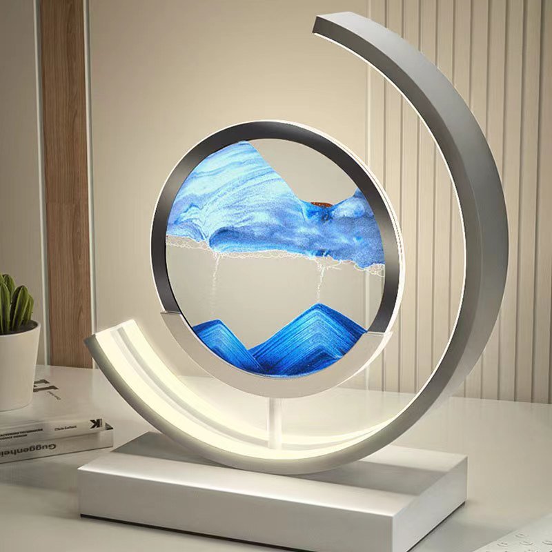 Sandlight | Lámpara de mesa LED de arena movediza