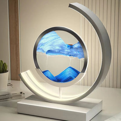 Sandlight | Lámpara de mesa LED de arena movediza