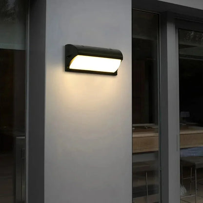 Lámpara de Pared con Sensor de Movimiento LED | Lámpara de Jardín Exterior Impermeable