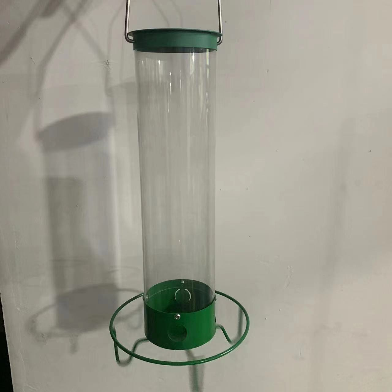 Comedero para Pájaros de Metal a Prueba de Ardillas Colgante para Exterior y Jardín en Tubo