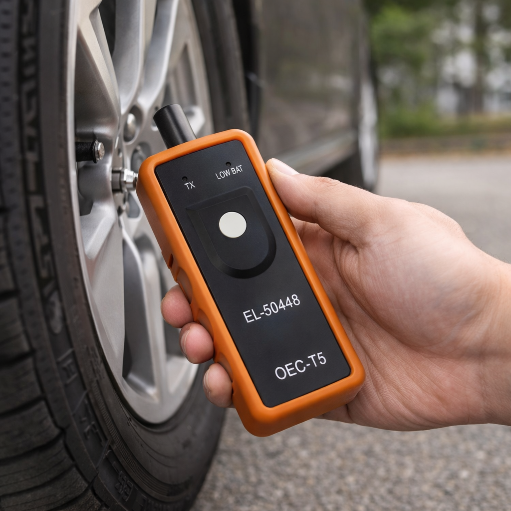 Herramienta de reinicio TPMS Dispositivo inalámbrico para reaprender sensores de presión de neumáticos
