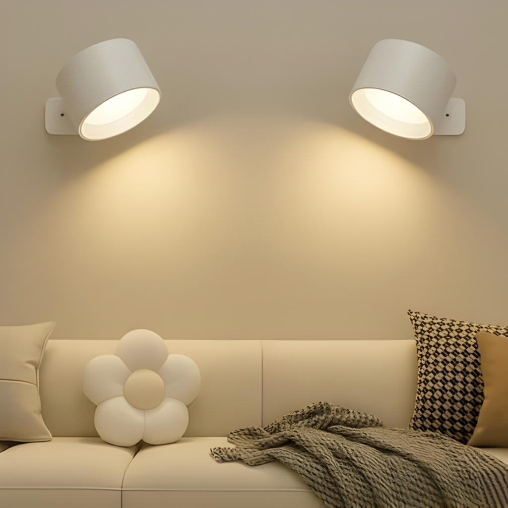 Lámpara Pared LED Recargable Magnética Ajustable