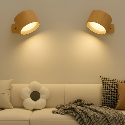 Lámpara Pared LED Recargable Magnética Ajustable