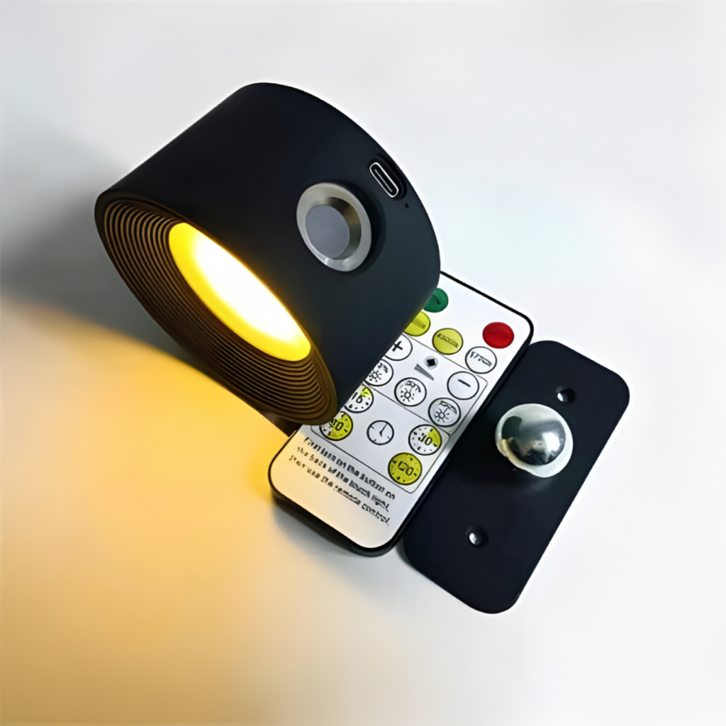 Lámpara Pared LED Recargable Magnética Ajustable