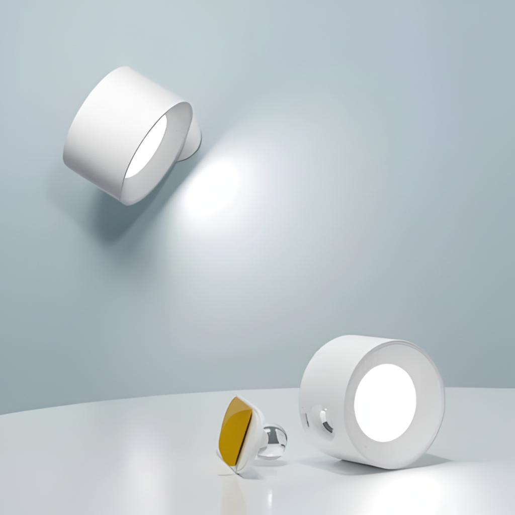 Lámpara Pared LED Recargable Magnética Ajustable