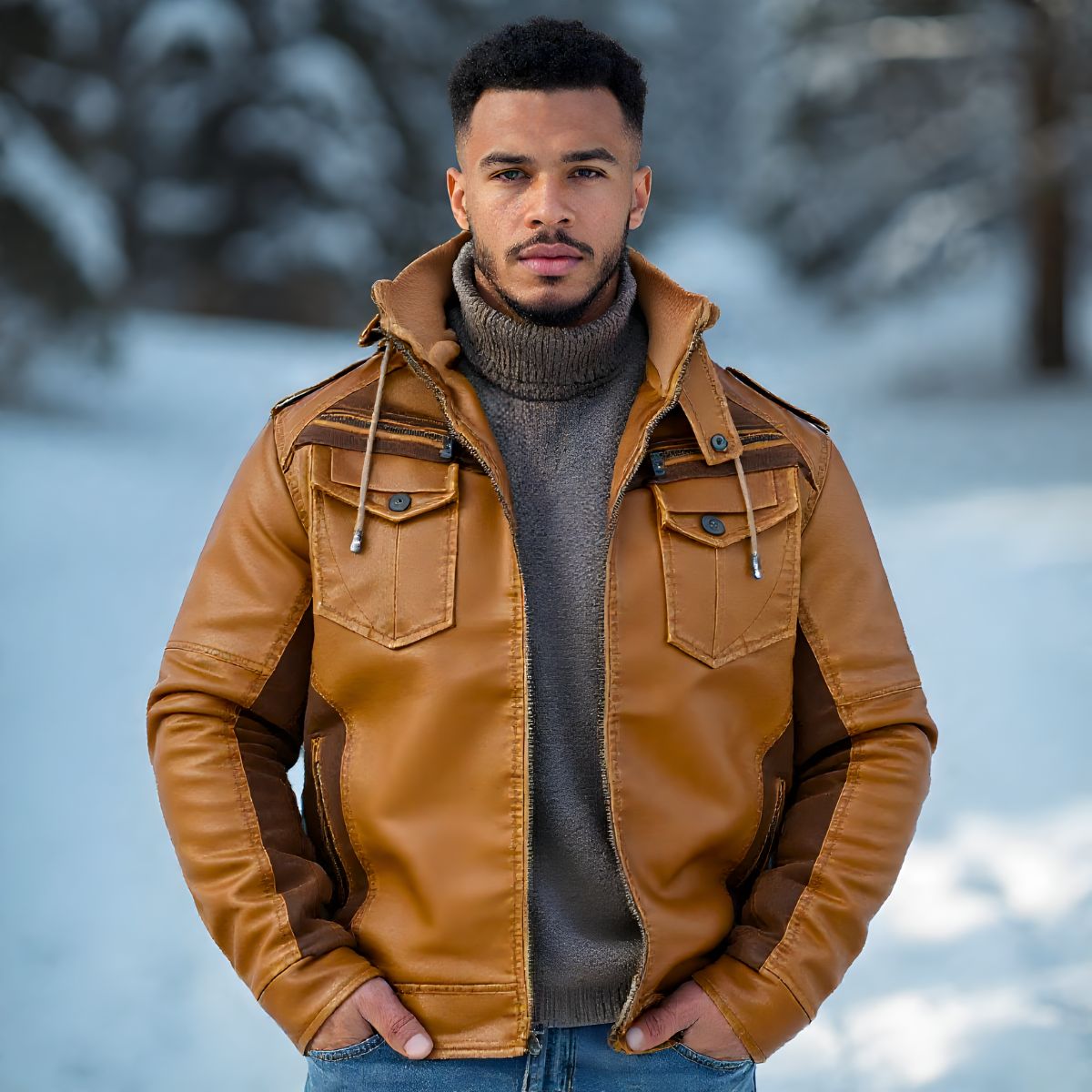 Bedřich | Chaqueta de cuero