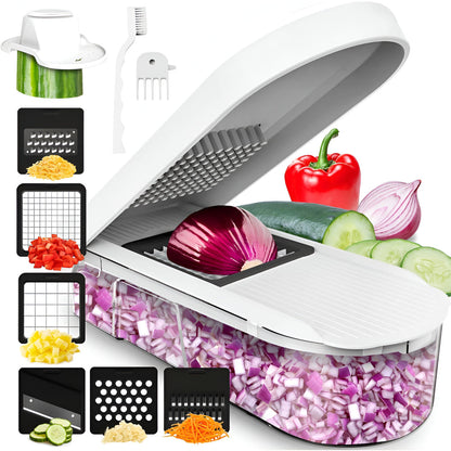 Set manual de cortador para preparar alimentos y picar verduras