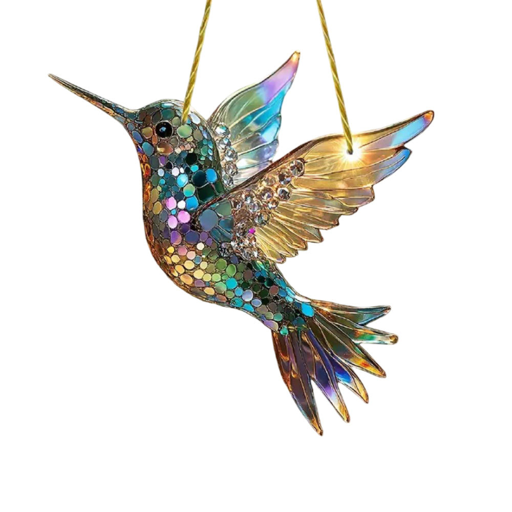 Arte de pared Atrapasol de ventana Colibrí Decoración colgante