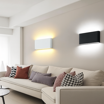 AeroBeam | Lámpara de Pared Exterior Impermeable | Aluminio Resistente, Eficiente en Energía