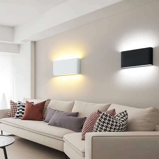 AeroBeam | Lámpara de Pared Exterior Impermeable | Aluminio Resistente, Eficiente en Energía