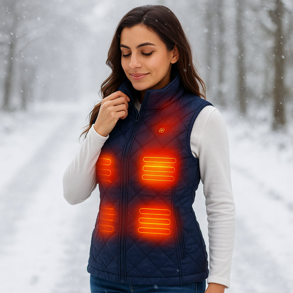 Chaleco Calefactable Mujer Eléctrico Invierno Exterior